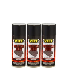 VHT Paint VHTSP201 (3-PACK); Wrinkle Plus 11oz Aerosol Black 350°F Intermittent