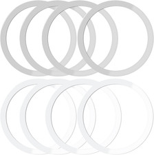 8 Pack Universal Metal Rings Sticker Compatible for Magsafe Magnetic Wireless