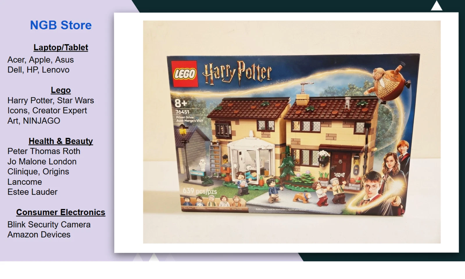LEGO Harry Potter Privet Drive Aunt Marge's Visit 76451, New Sealed, US, in hand