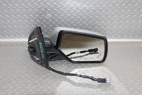 15-20 Yukon Silver Passenger Side Right RH Power Door Mirror Blind Spot OEM WTY