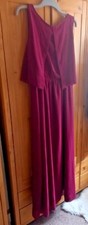 Long burgundy dress XL(approx 18)