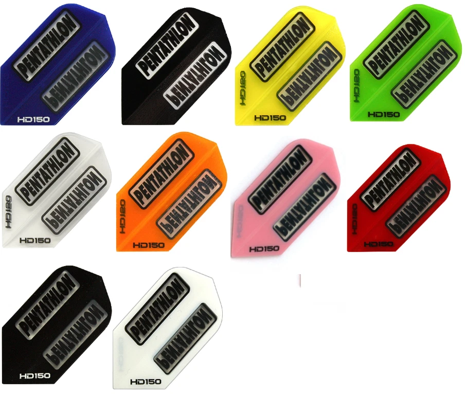 PENTATHLON / STRONG 1 Satz, 3st. Pentathlon Flights Slim ,Farbe Stärke wählbar 100,150,180 Mikron