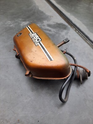 Yamaha Rd350 Rd 350 Oil Tank & Side Cover Set Oiler Rd250 for sale