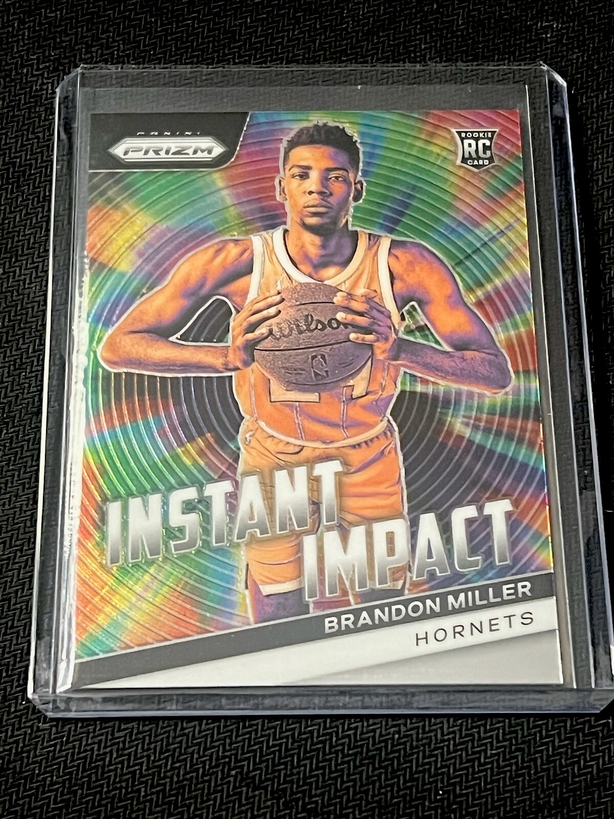 2023-24 Panini Prizm Instant Impact Brandon Miller RC Card #4 Rookie