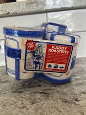 VINTAGE - Styrofoam Boat Koozie 2 Pack w/ Holders - Lifoam Kaddy Koasters - 16oz