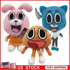 The Amazing World of Gumball Gumball Darwin 25CM Soft Plush Toys Kids Doll Gifts