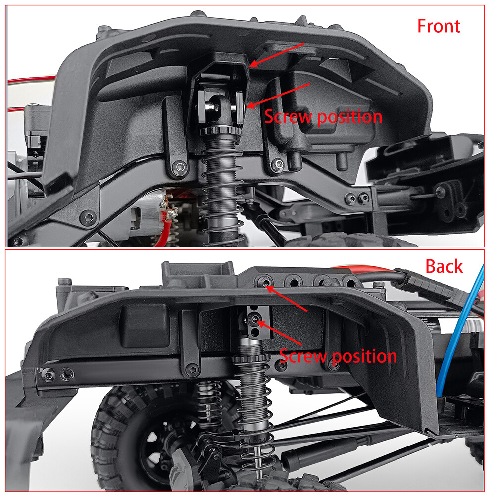 Kit De Elevación Para Montaje De Amortiguadores Traxxas TRX4 - Para Defender, Blazer, Bronco (RC)