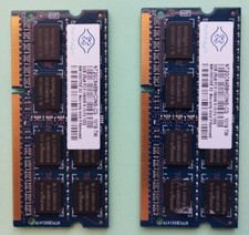 Memoria RAM SO-DIMM DDR3 PC3-10600 1333MHz 2GB x notebook Laptop SODIMM