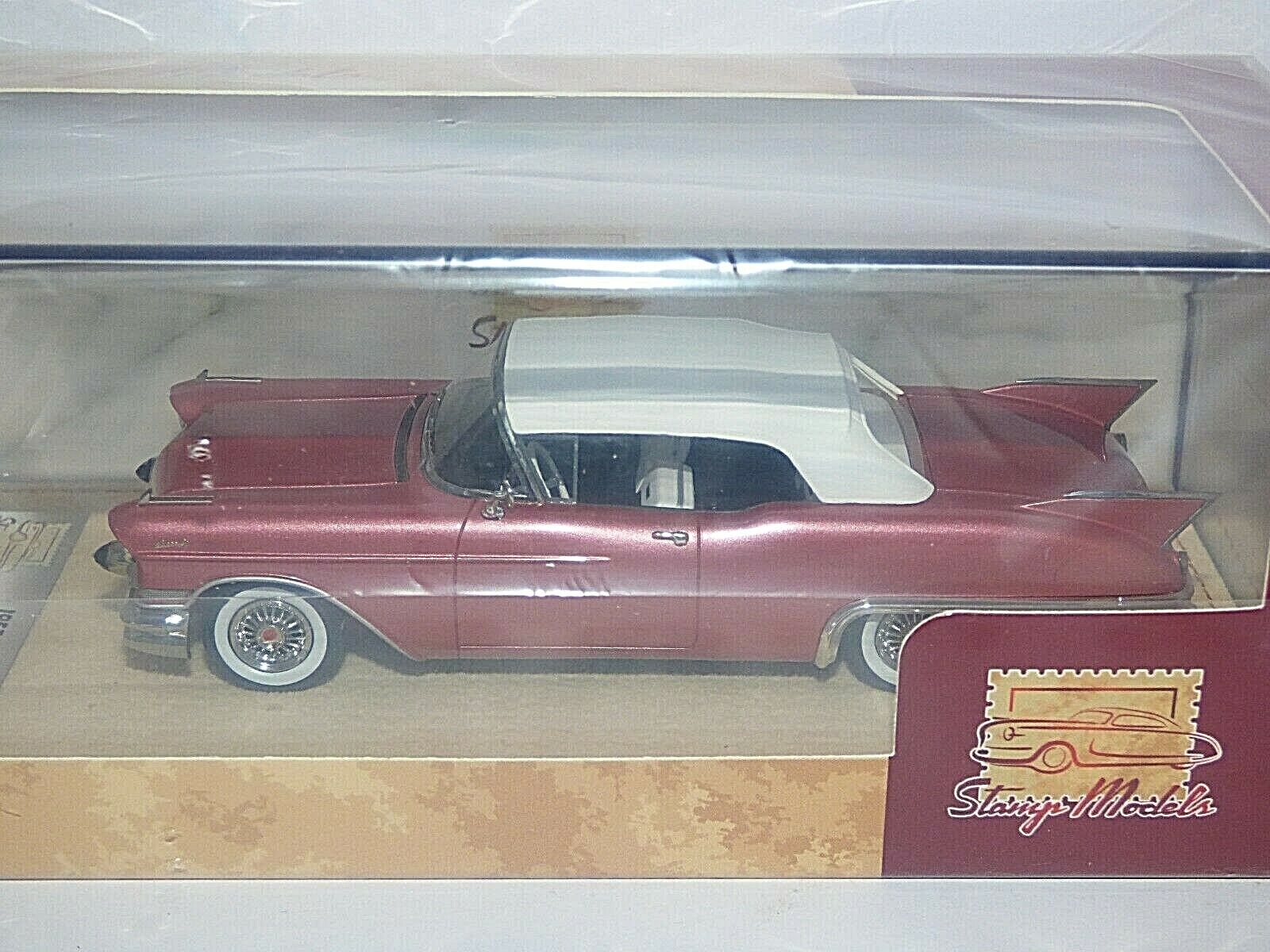 Stamp Models 1/43rd Scale 1957 Cadillac Elodorado Biarritz (Dusty Rose Metallic) Wysoka jakość