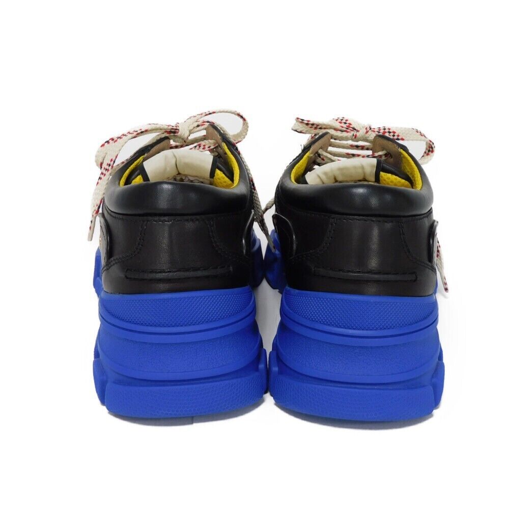 Gucci Boatrec 10 Web Logo Dad Calf Black Blue Low Cut Gucci Boatrec 10 Web Logo Dad Calf Black Blue Low Cut