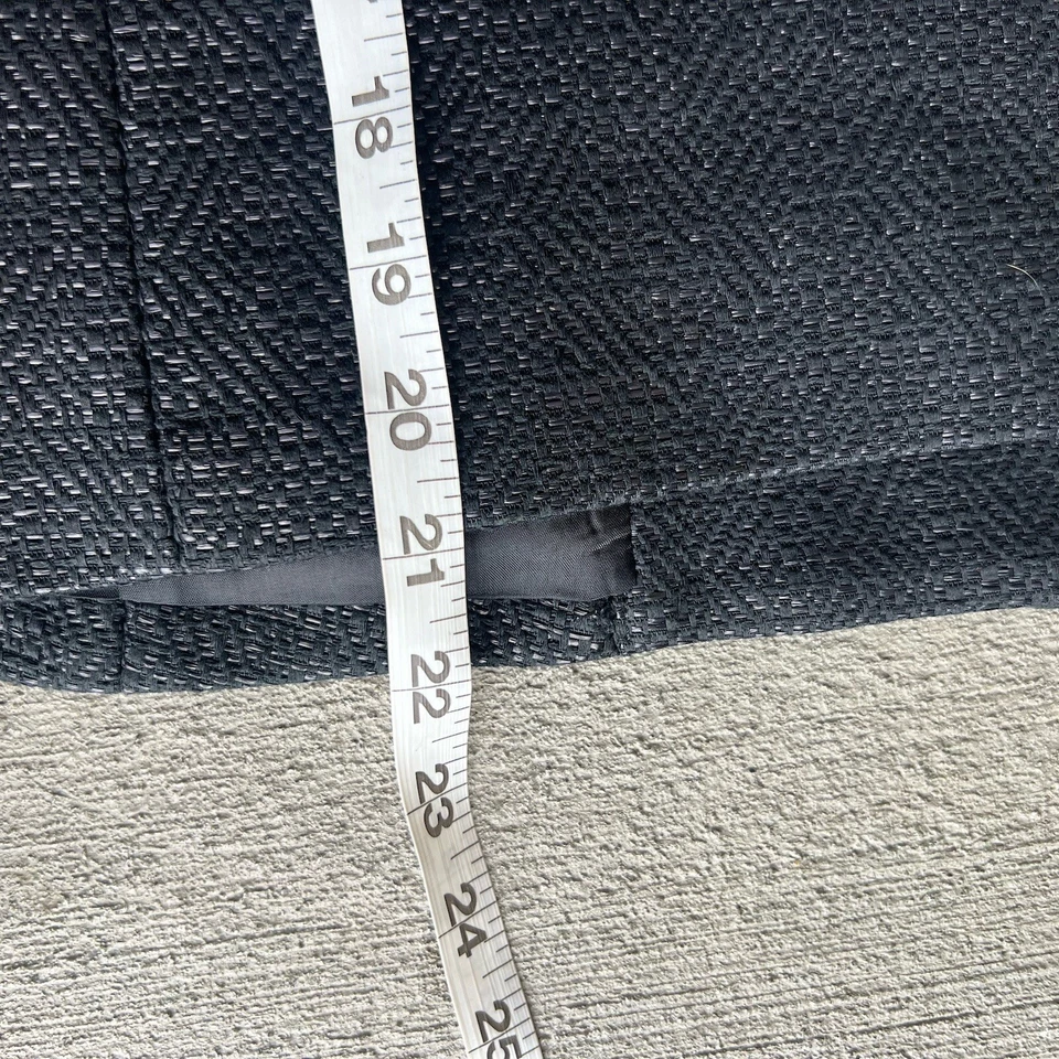 Chaqueta Blazer Tara Jarmon Mujer Negra Mezcla Algodón Hecha en Francia 40/8 Foto 3 de 4