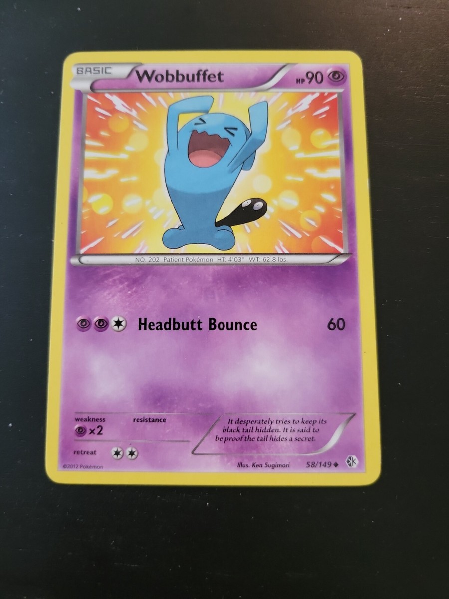 Pokemon TCG Card 2012 Boundaries Crossed - Wobbuffet 58/149 | eBay