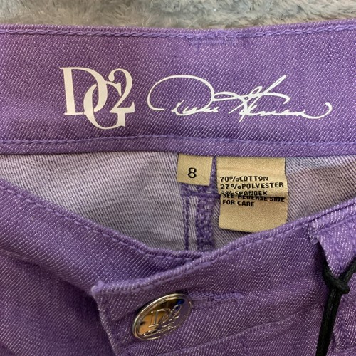 Diane Gilman Women Colorful Preppy Mid Rise Stretch 5 Pocket Capri Jeans 8 NWT - Picture 5 of 9