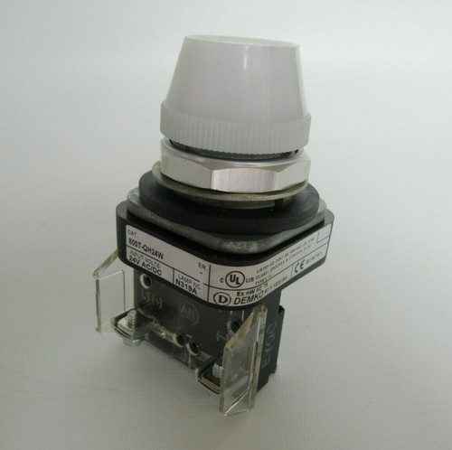 Allen-Bradley 24V White Lamp Cat. 800T-QH24W - Picture 2 of 3