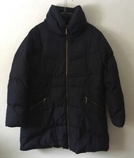 Centigrade Womens Puffer Coat...feather/down...size L...navy...hooded