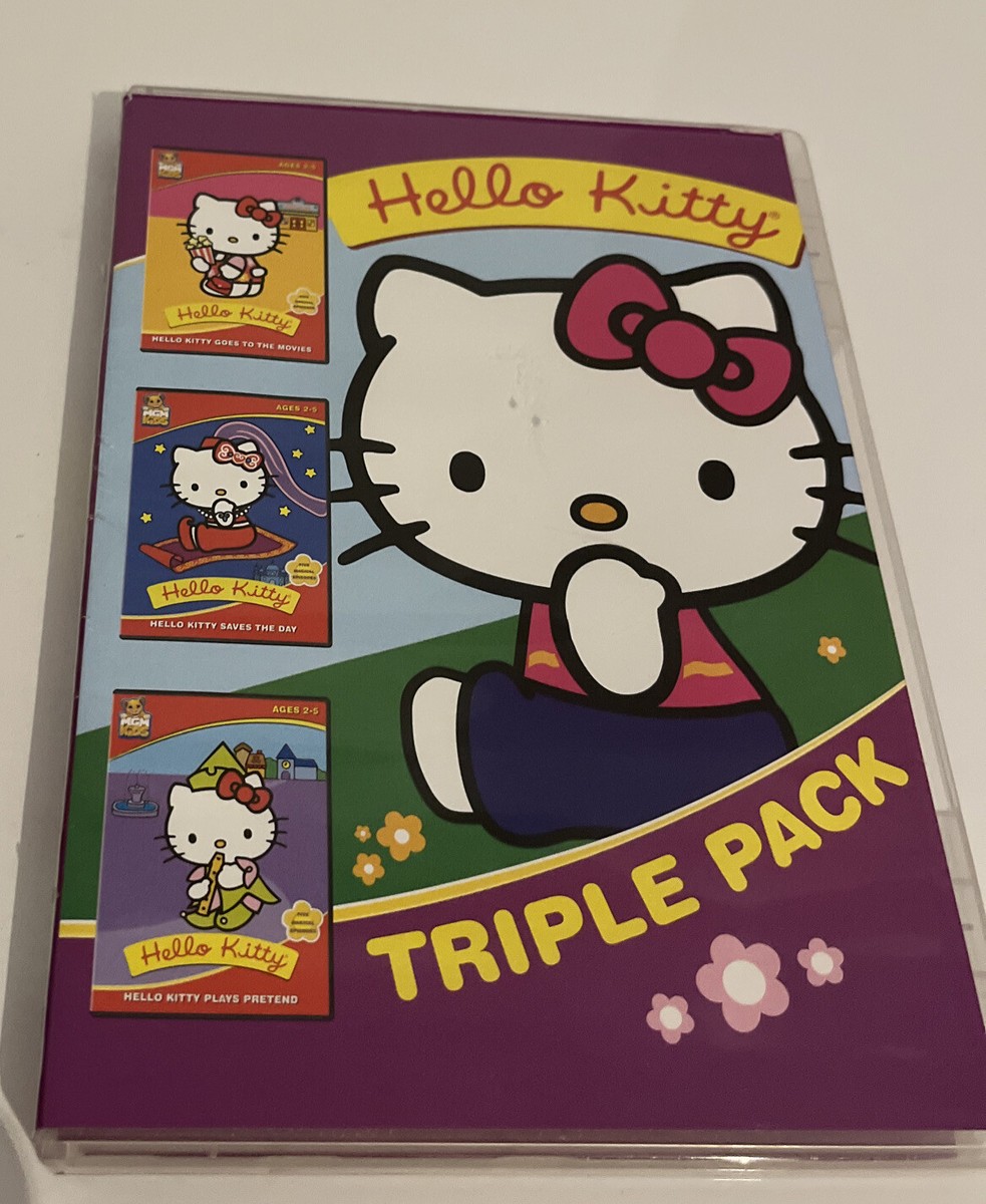 DVD Hello Kitty Triple Pack (goes to the movies, saves the day