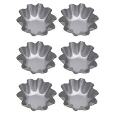 6Pcs Quiche Moules Oeuf Moules Moule À Gâteau Gâteau Cookie Moule