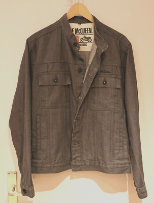 Steve McQueen Jacket Troy Lee Designs Charcoal Large *** 2721-0210 NEW + TAGS