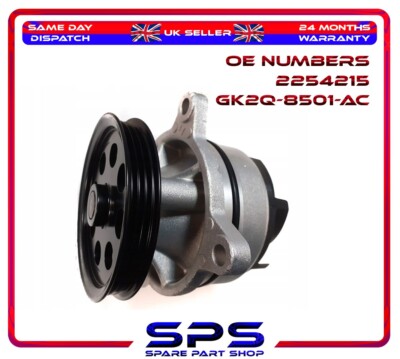Water Pump For Ford Transit Mk8 Tourneo Custom 2.0 FWD Ecoblue GK2Q ...