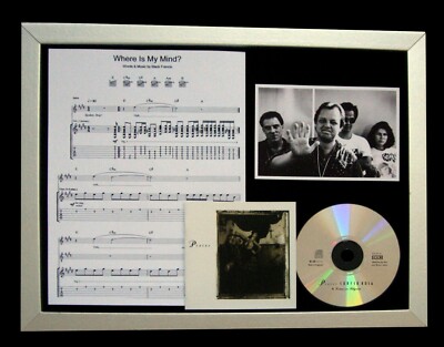 THE PIXIES Where Is My Mind LTD MUSIC CD QUALITY FRAMED DISPLAY+FAST GLOBAL SHIP