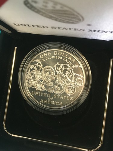 2018 WWI CENTENNIAL UNCIRCULATED SILVER $ from US MINT ( 18CB ) LOW MINTAGE! - Picture 3 of 5
