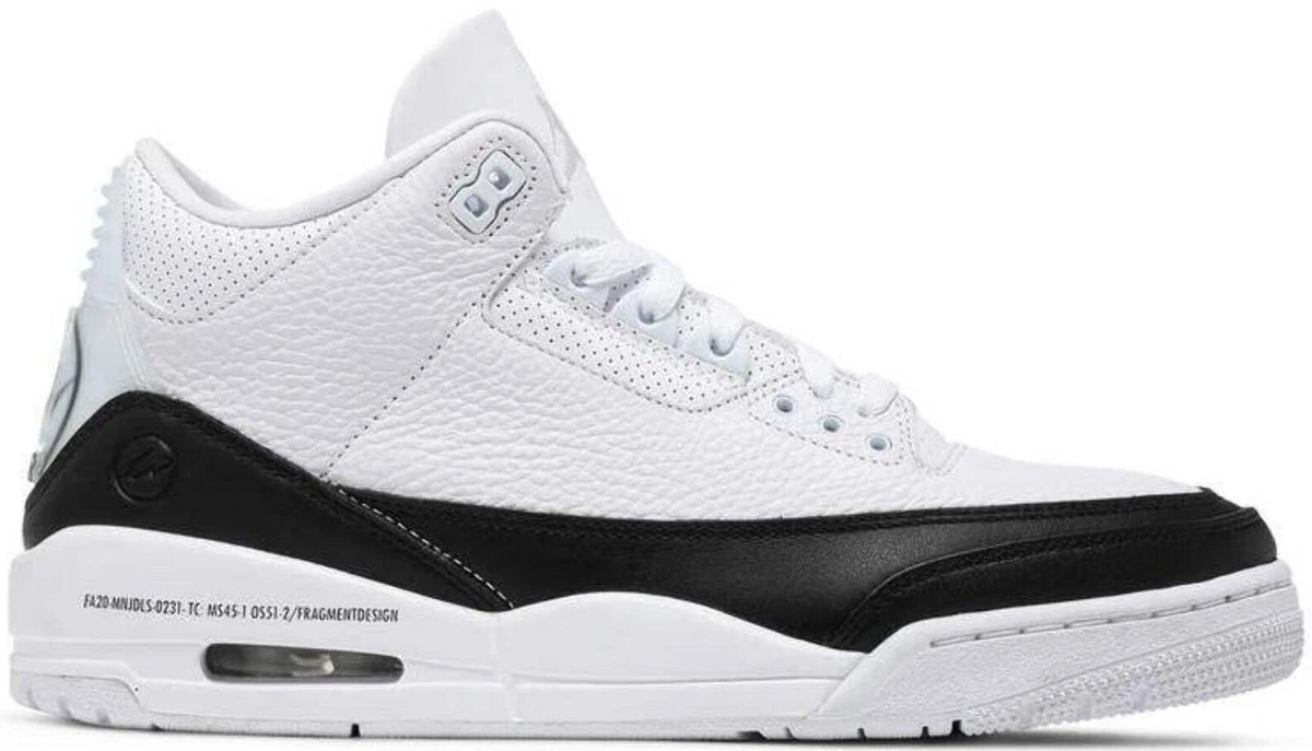 フラグメント x ナイキ エア ジョーダン 3 レトロ　SP Jordan 3 Retro SP x Fragment Design Mid White for Sale