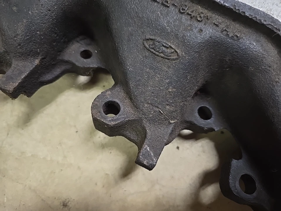 Mercury Cougar 1970-1974 lado del conductor, colector de escape izquierdo D1ZE-8431-AA Foto 4 de 4