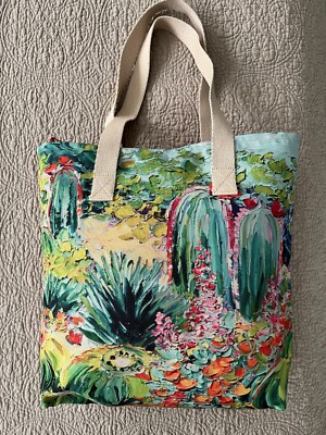 Cactus Motif Tote Bag