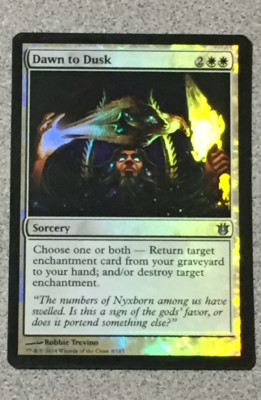 MAGIC THE GATHERING DAWN TO DUSK 1X (FOIL) BORN OF THE GODS