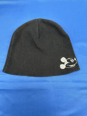 Disney Black Hat with Silver Mickey Embroidery Mickey Mouse Disney core Baseball Hat Cap Black Silver  main image 3