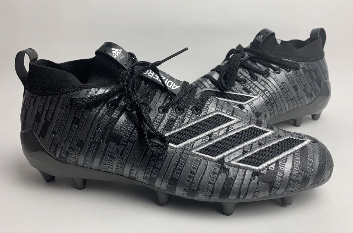 Men's Size 8 - Adidas Adizero 8.0 'Three Stripe Life' Black Men's Size 8 - Adidas Adizero 8.0 'Three Stripe Life' Black