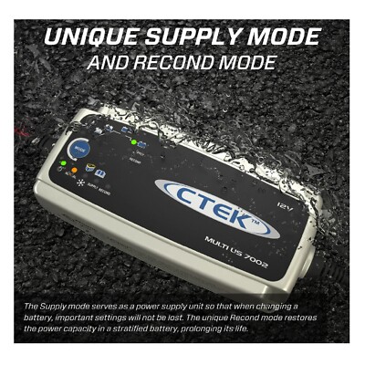 CTEK Multi US 7002 Universal Unique Advanced Smarter 12V Battery