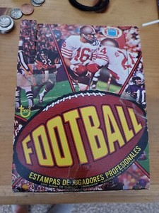 1977 Topps Mexican Football Empty Box With 36 Wrappers