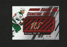 23/24 UPPER DECK ENGRAINED NICK SWANEY RSS-NS ROOKIE SIGNATURE SHOTS AUTO RED 99