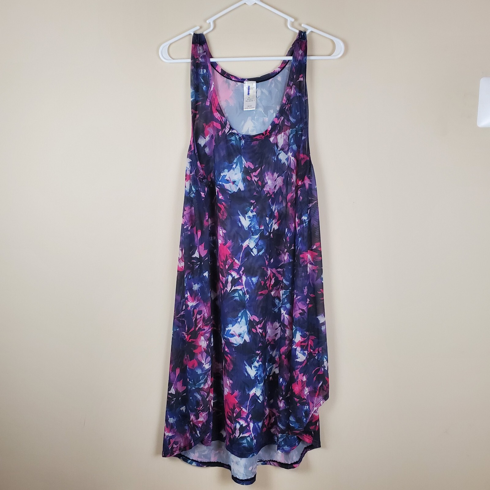 Swimsuits For All Floral Mesh Swimsuit Cover Size 18/… Gem