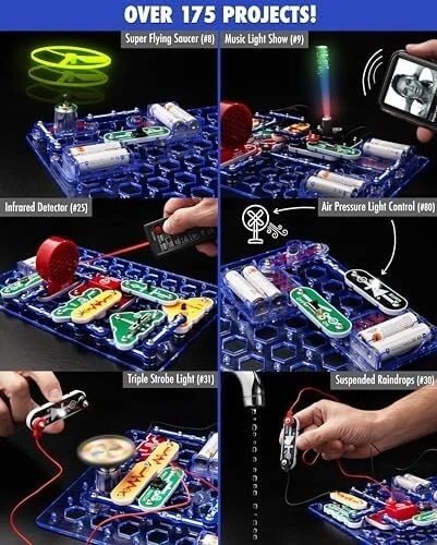 Snap Circuits LIGHT Kit | 175+ STEM Projects | Educational Electronics for Kids - Image 4 of 4
