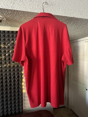 Chick-fil-A Employee Uniform Shirt XL Red Polo Chick Fil A Chicken Logo  Mens | eBay, image size:300x400