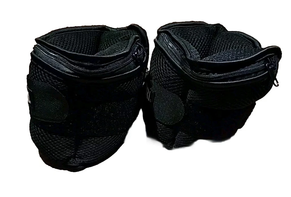 SPRI 5 lb Pair of Ankle Weights Adjustable Neoprene Sand Filled Black  - Image 3 of 4