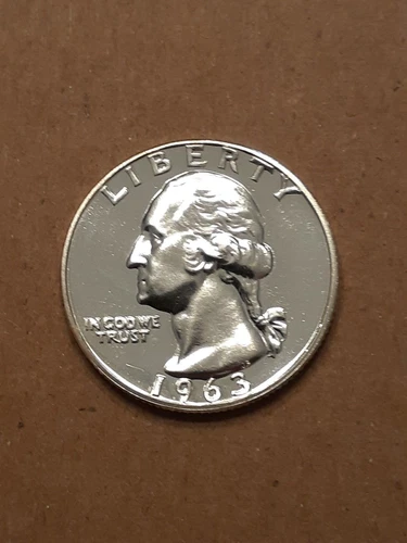 1963 PROOF WASHINGTON QUARTER