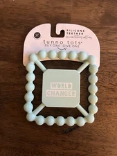 Tunno Tots Silicone Teether BPA PVC Free World Changer