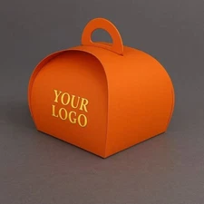 40pc Custom Logo Paper Gift Boxes 300gsm – Party Favor, Cake, Candy Packaging