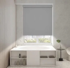 Changshade Cordless 100% Blackout  Window Blinds Roller Shades Rolled Up Shades