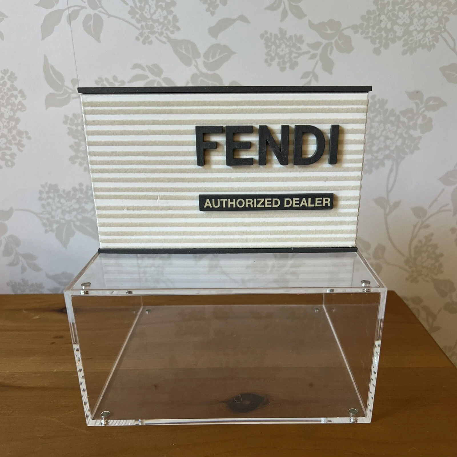 Fendi Authorized Dealer Display Block 16cm X 9.5cm X 3.5cm