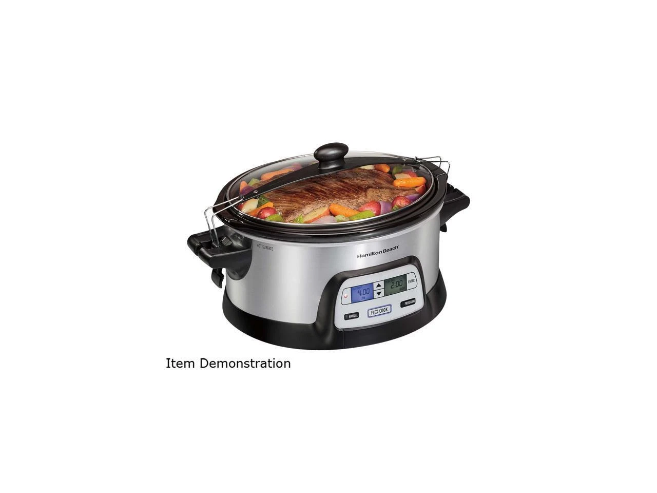 Hamilton Beach 33861 FlexCook 6 Qt. Stay or Go Slow Cooker