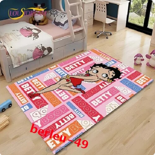 Betty Boop 3D Anti-Slip Floor Rugs Girls Bedroom Decors Mat Carpets Doormat Gift - Picture 12 of 12