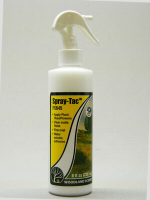 WOODLAND SCENICS FS645 SPRAY-TAC ADHESIVE 8oz 236ml landscape scenery WDS645 NEW