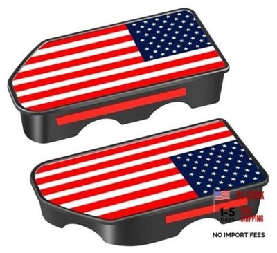 2PCS Rear Truck Tonneau Covers Stake Holes Cap Plugs Fit for Chevy Red