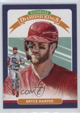 2020 Panini Donruss Diamond Kings Bryce Harper #24 0c4