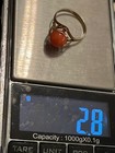 Vintage Chinese export 14k gold coral s7.5 ring TX 072726cCBZGG — photo 6