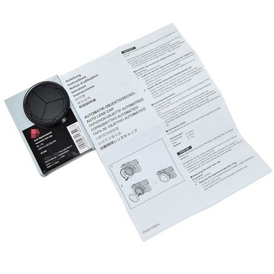 NEW for Leica Auto Lens Cap for D-LUX-8, D-LUX-7, D-LUX Typ 109 Black 18548